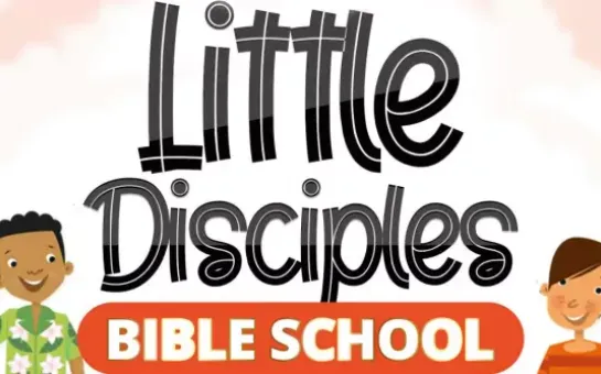 Little Disciples Bible School Banner
