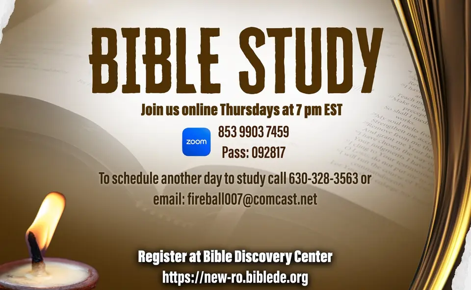 Bible Study Flyer